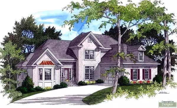 image of 1.5 story house plan 7621